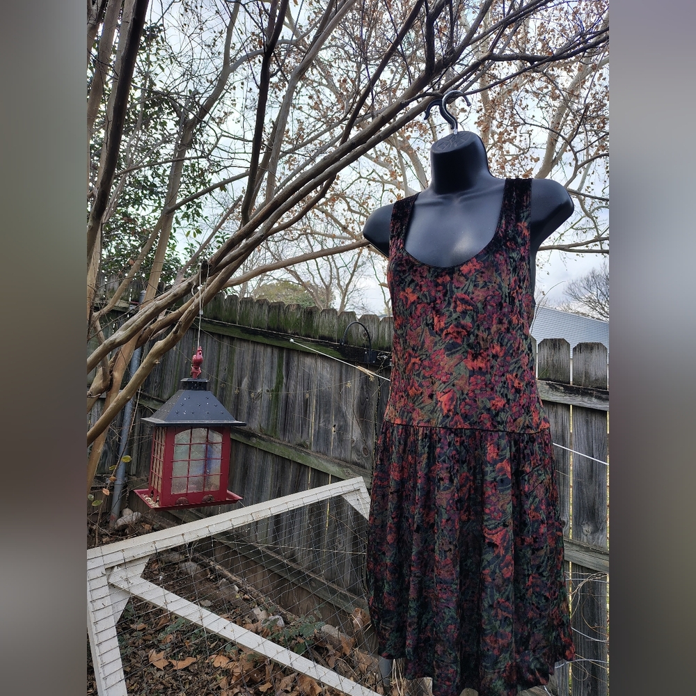 Free People Dark Floral Maxi Dress